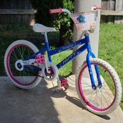 20" Almost New Kiddies Bike With Basket 