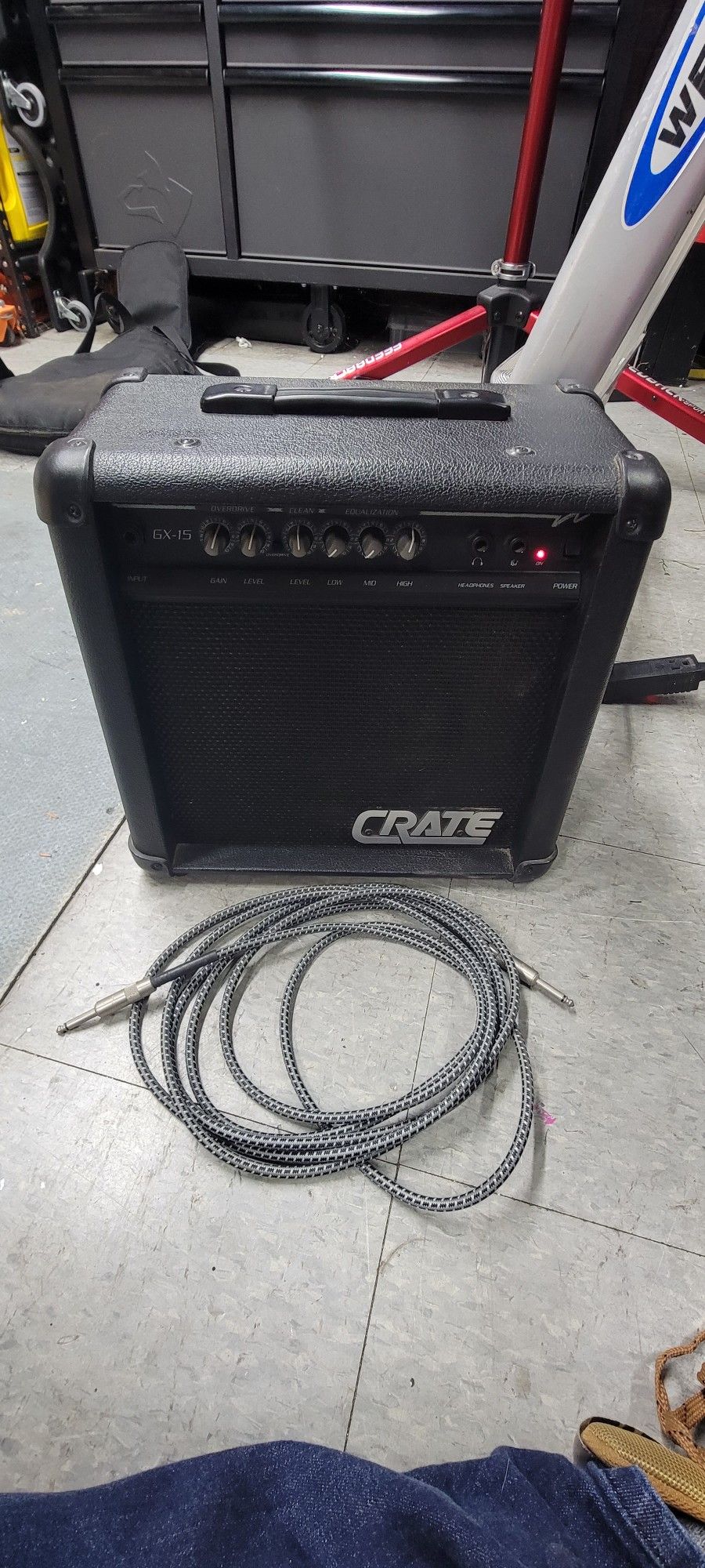 Crate Gx-15 Gx 15 Watt Amplifier Amp Electric Guitar Vintage?