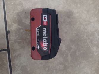Metabo 8 Amp Hour battery 18 volt lithium