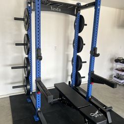 SQUAT RACK/ HR1000/ VESTAFITNESS/ WEIGHTS/ BARBELL/ BENCH/ GYM EQUIPMENT/ FREE DELIVERY 🚚 