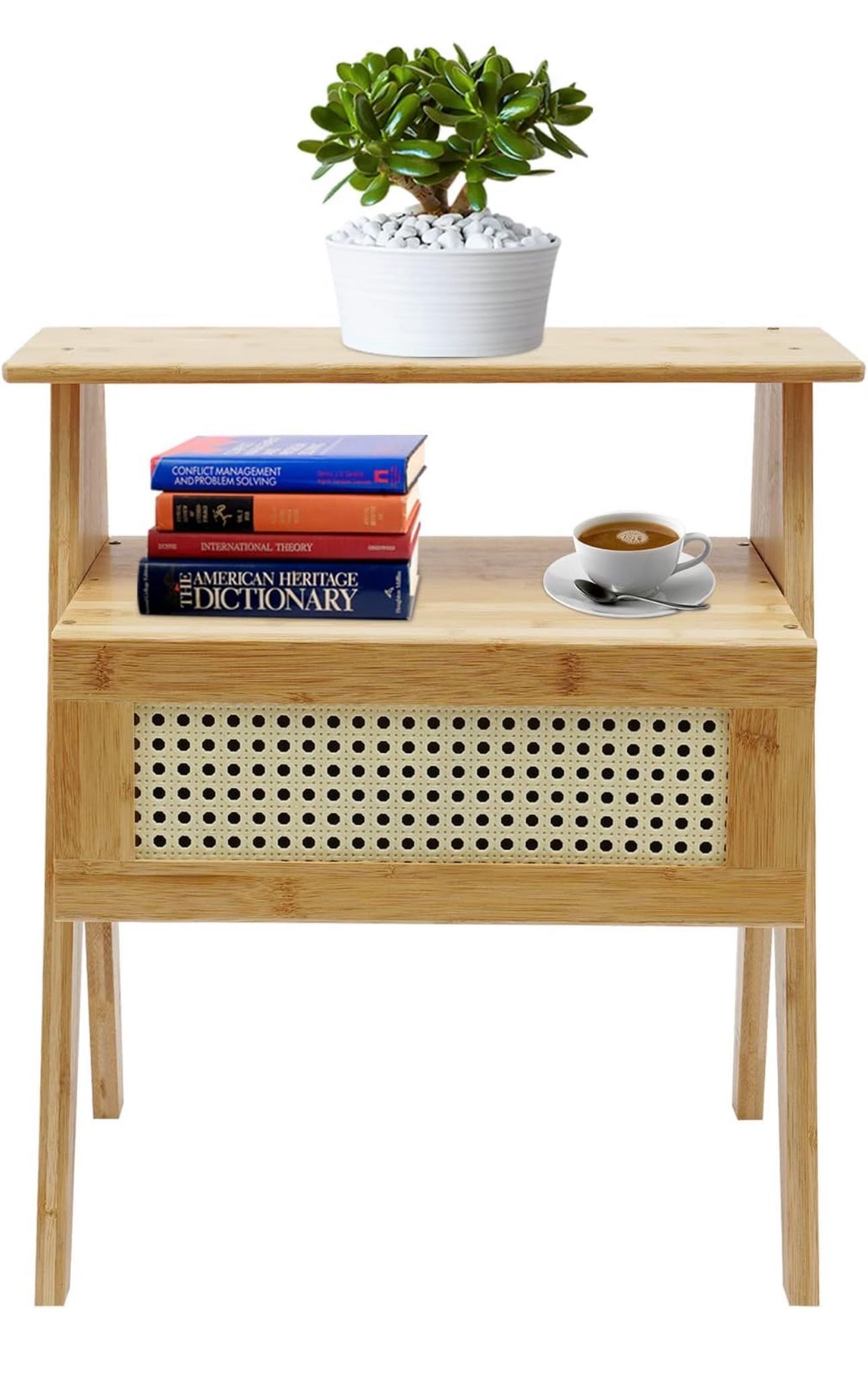 Side Tables With 2 Table Lamps