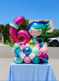 Mermaid balloon bouquet