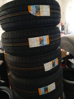 New set of tires 215 55 17 PEGASUS