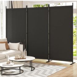 Room Divider 6FT Folding Privacy Partition Screen, 103'' W