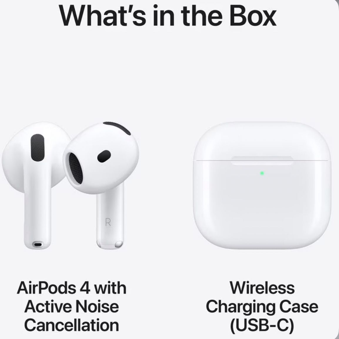Apple AirPods 4 With Noise Cancellation 