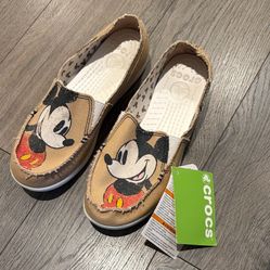 Disney Mickey Mouse Women’s Canvas Crocs 