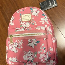 Loungefly Disney The Aristocats Marie Pink Floral Allover Print