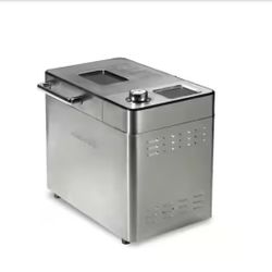 2 lb Stainless Steel Premium Bread Maker with auto fruit/nut Dispenser