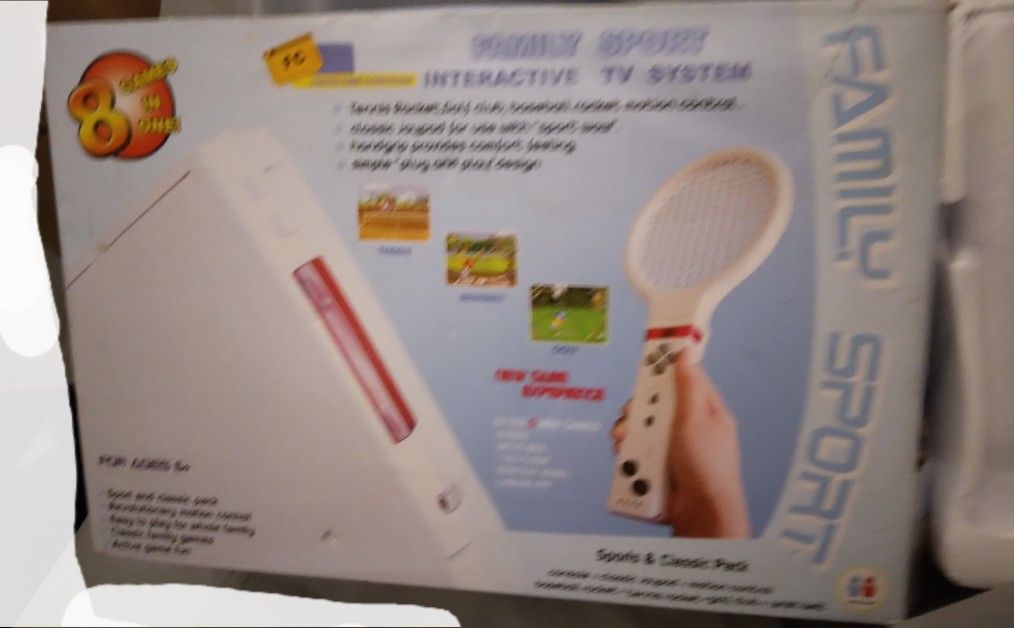 ES-9000V "Games 8 in one" wireless motion-sensitive video game console