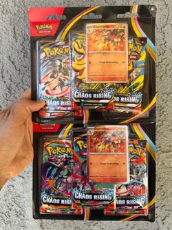 Pokemon Chaos Rising 3 Pack Blister