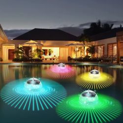 Solar Panel Floating Pool Light 
