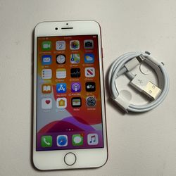 Unlocked Apple iPhone 7 128Gb red AT&T T-Mobile Metro PCs Cricket Verizon Straight Talk Cell Phone 