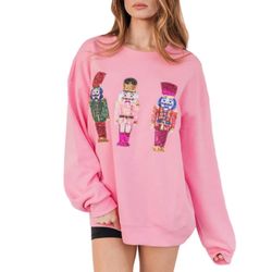 Women’s Christmas Nutcracker Sweatshirt Sequin