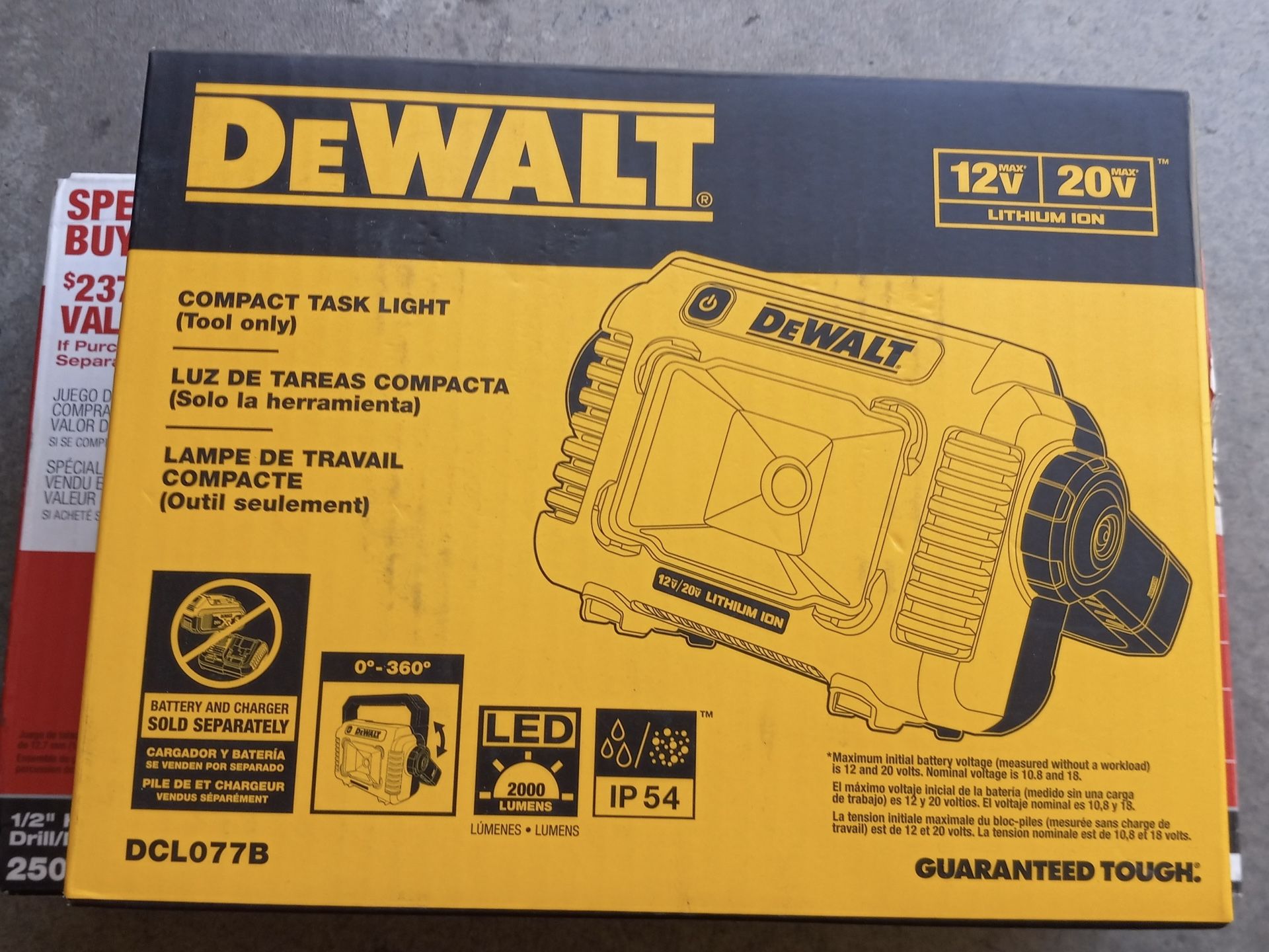 Dewalt Compact Task Light NIB