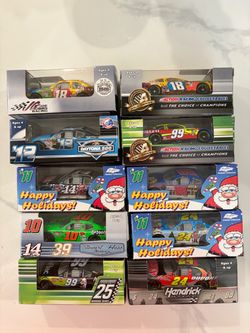 NASCAR Die-Cast Collectible Cars Lot of 10