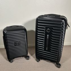 ✈️ Delsey Paris Cruise 3.0 2-Pc Hardside Set - Black (Slightly Used)