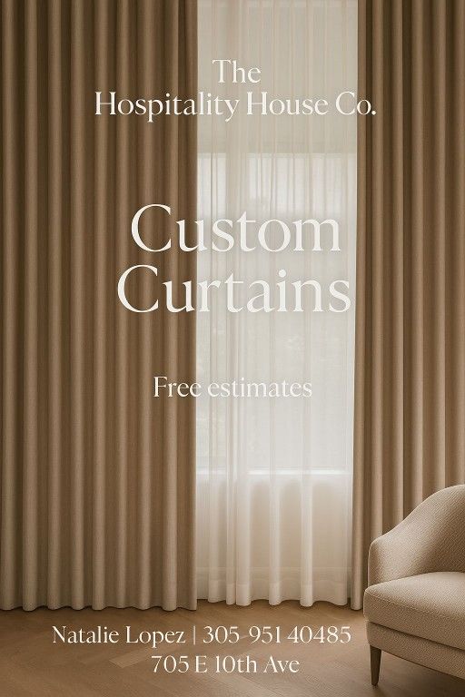 Handmade Curtains – Choose Fabric and Length