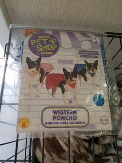 Rubie's Pet Shop Boutique-Western Poncho