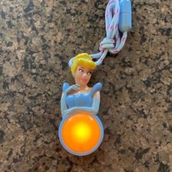 Cinderella Golden Glow Pendant Light Necklace