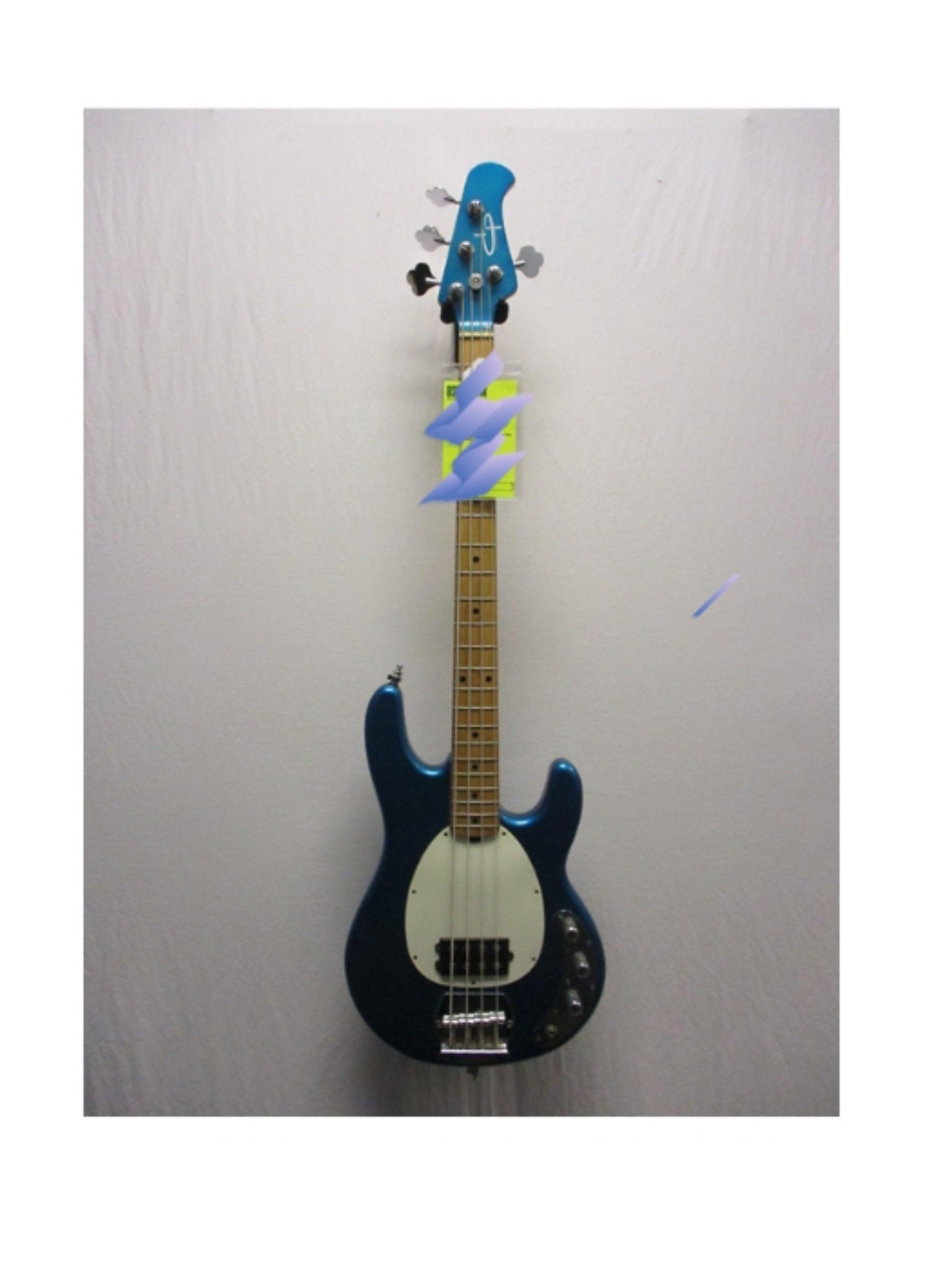 Used OLP MM2 Electric Bass Guitar Blue