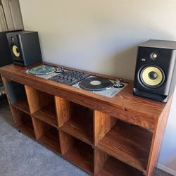 🔥 Full Pro DJ Setup – Technics SL-1200 MK3, Xone:43, KRK Rokit 8 + Custom Stand 🔥