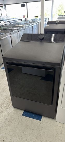 LG 7.3-cu ft Vented Electric Dryer ( Matte Black )