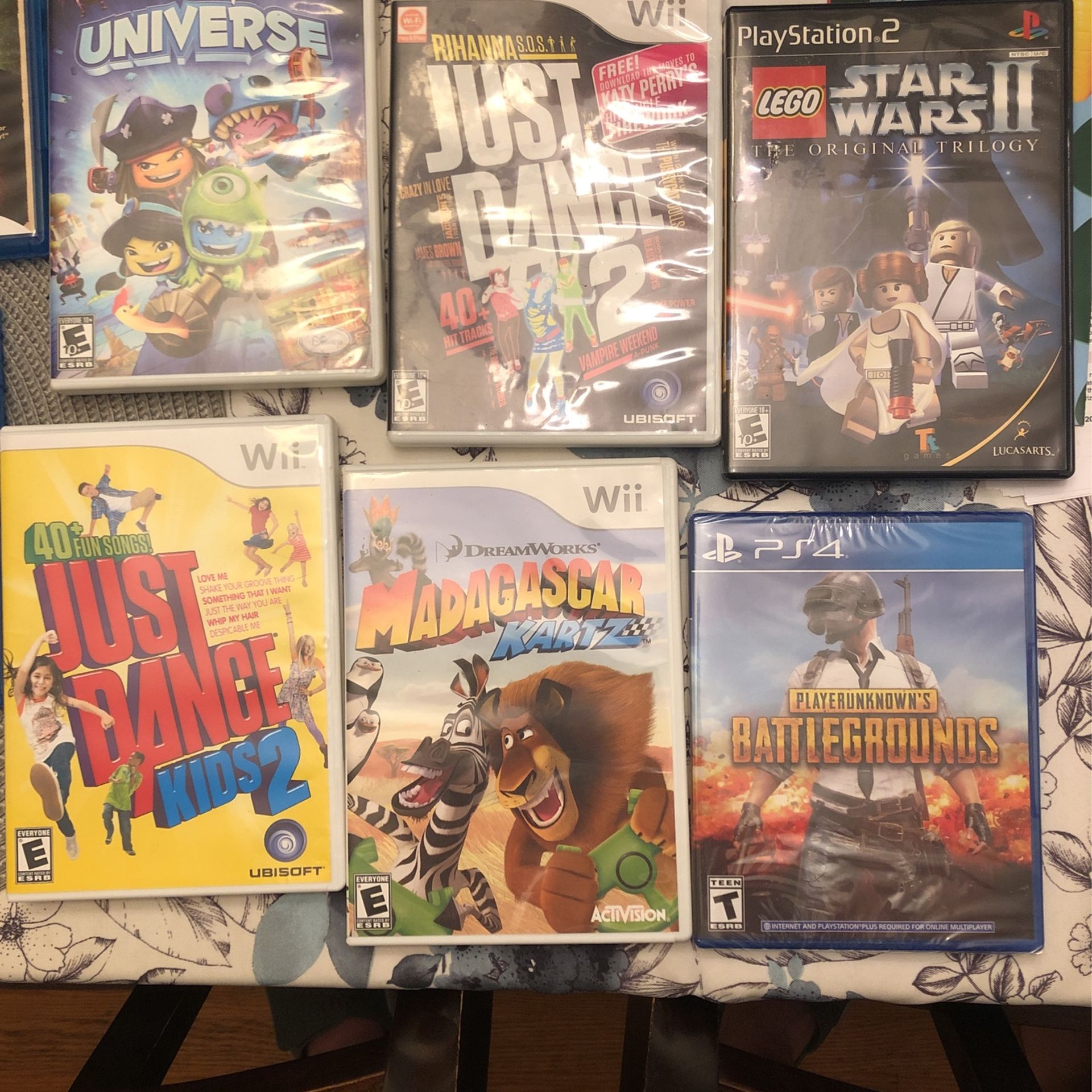 PS4 And Wii Games