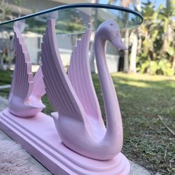 Pink Swan Table - Delivery Available 