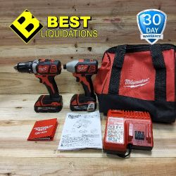 Milwaukee M18 Drill And Impact Combo Kit