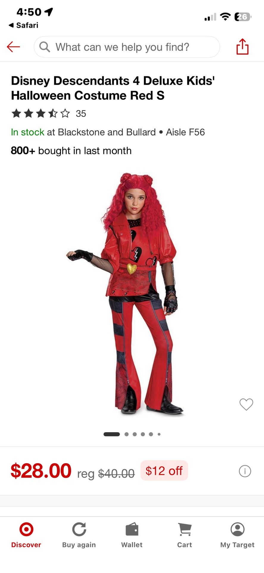 Descendants Costume