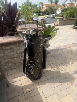 King Cobra Senior Golf Clubs Set (1) Callaway and XL Leather Bag