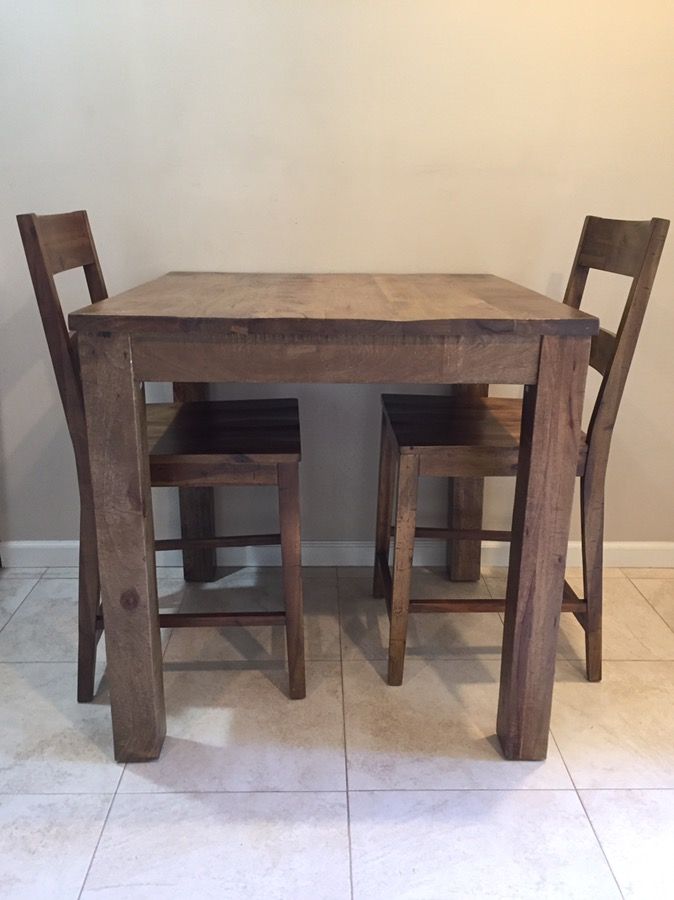 Pier 1 Java Counter Table and Chairs