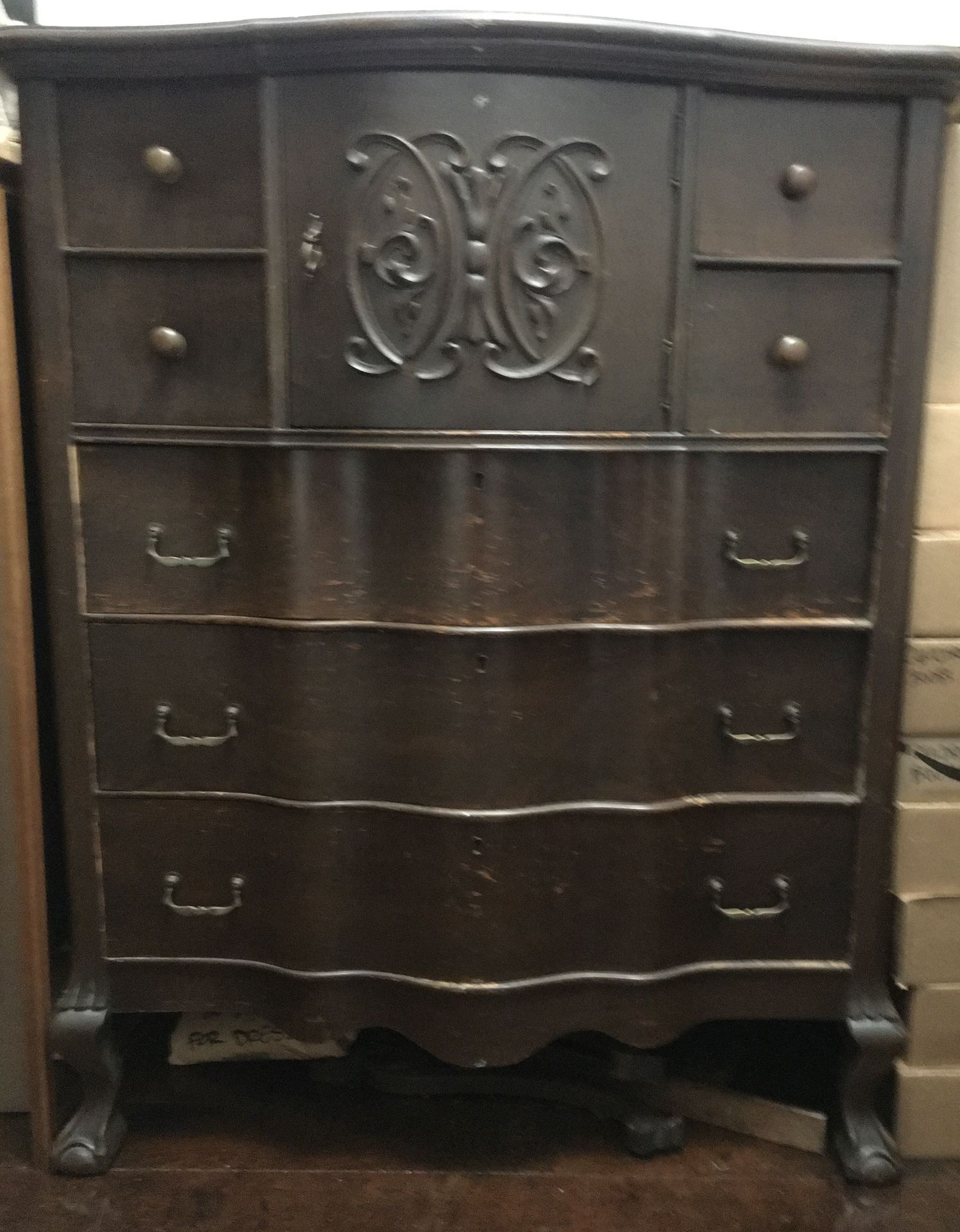 Antique Wooden Bureau