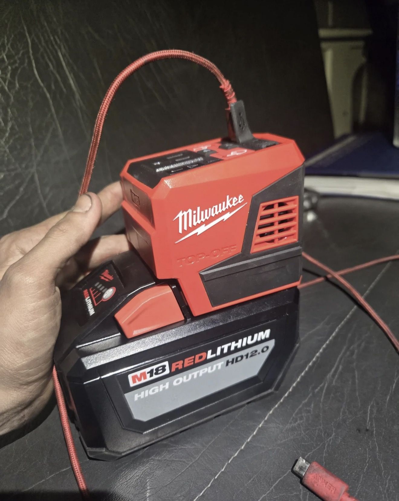 Milwaukee Top Off Inverter Power
