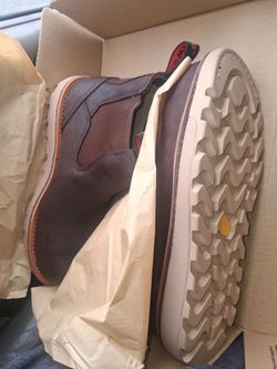 Red wings steel toe work boots size 8 1/2
