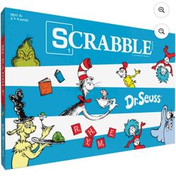 Dr. Seuss Scrabble Board Game Brand New Sealed