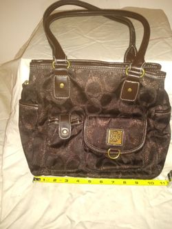 Brown Coach bag