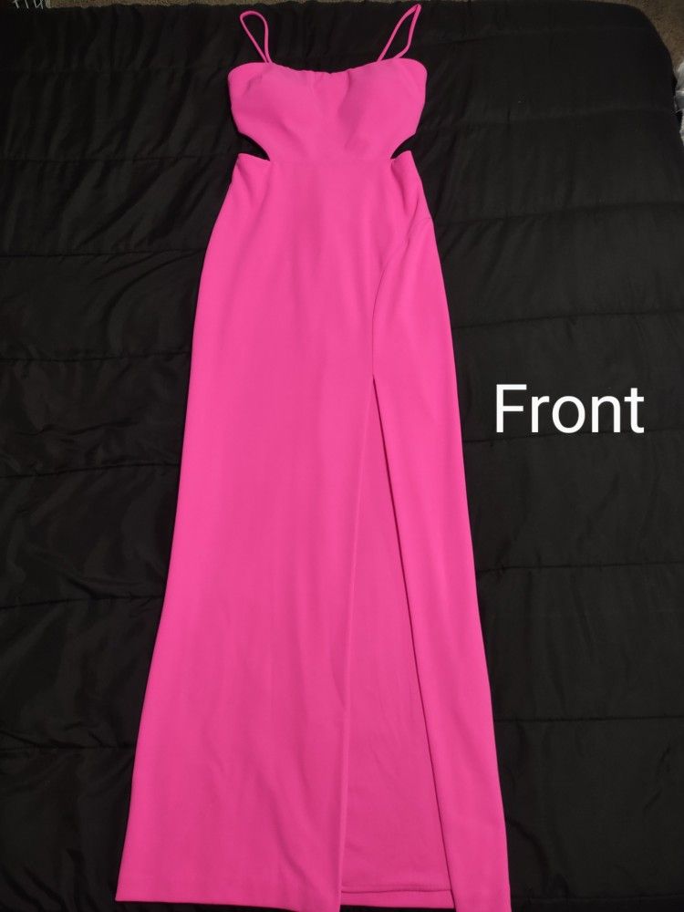 Xscape Hot Pink Dress