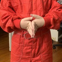 Racing Suit Red Medium G Force Multi Layer