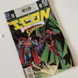 DC COMICS, Vtg Icon Vs. Superman #16 1994 Worlds Collide Comic Book