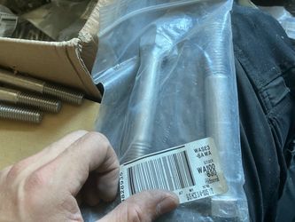 2 Stainless steel bolts