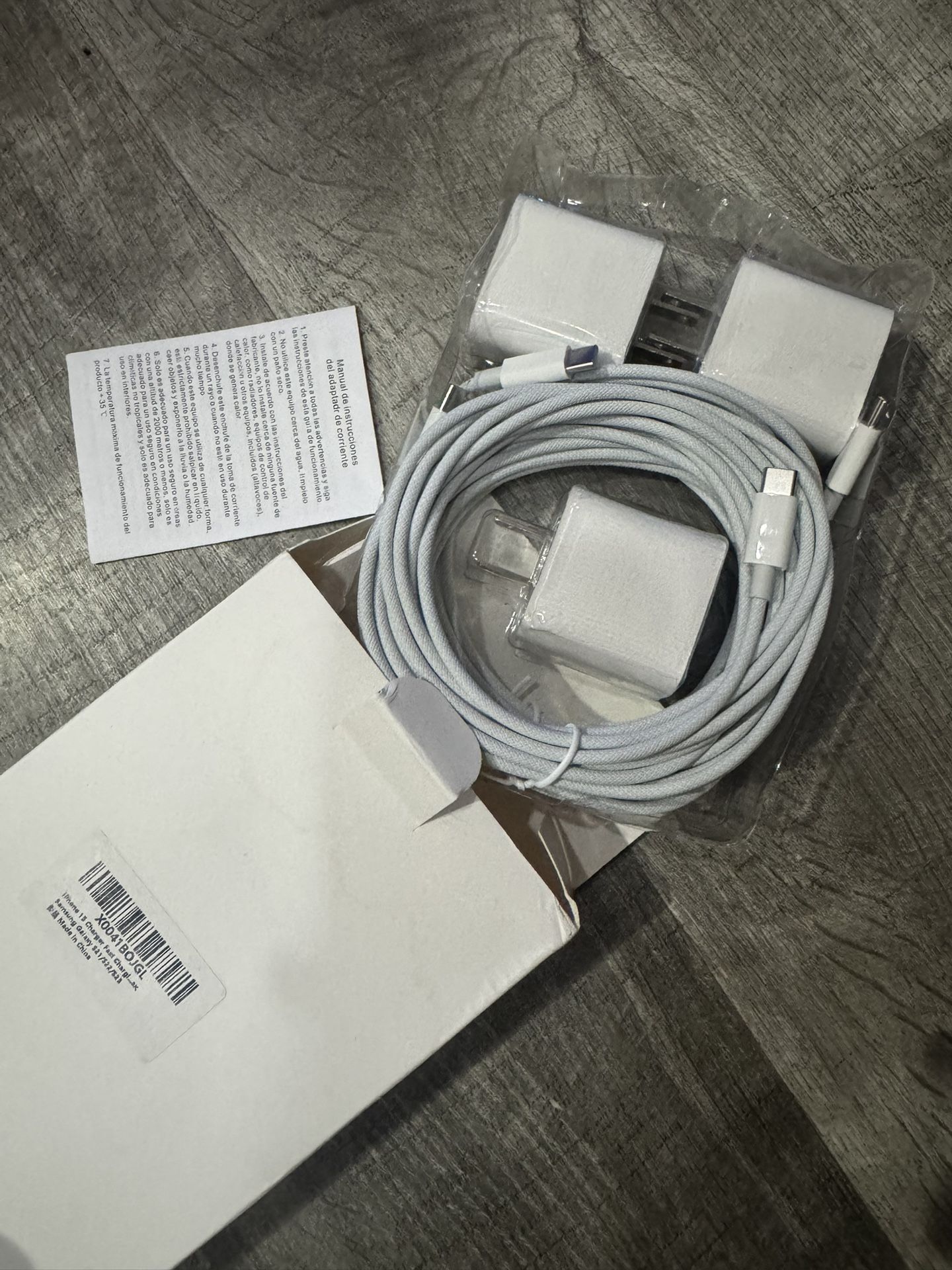 iPhone 16 15 Charger Fast Charging 3 Pack
