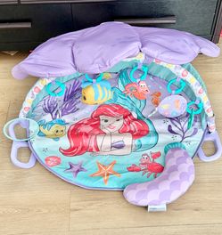 Bright Starts Disney Baby The Little Mermaid Ariel's Under the Sea Lights & Music Activity Gym