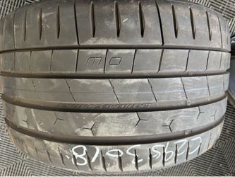(1) 18” Continental 295/30/18 used tire like new