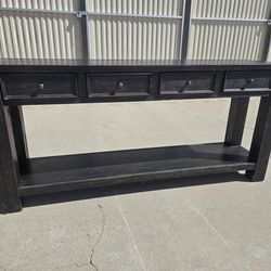 Console Entry Table With Drawers