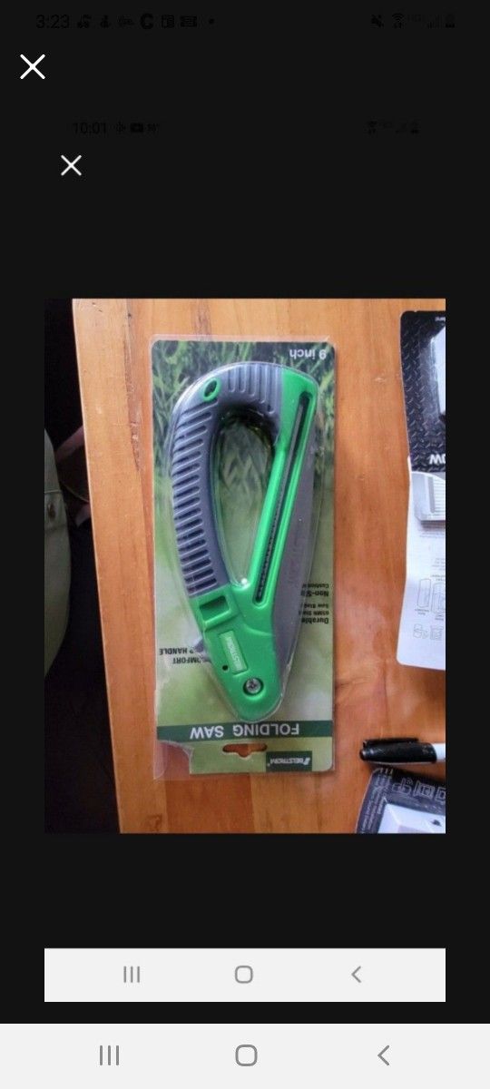 (NEW) FOLDING SAW NON SLIP HANDLES. See All Pictures