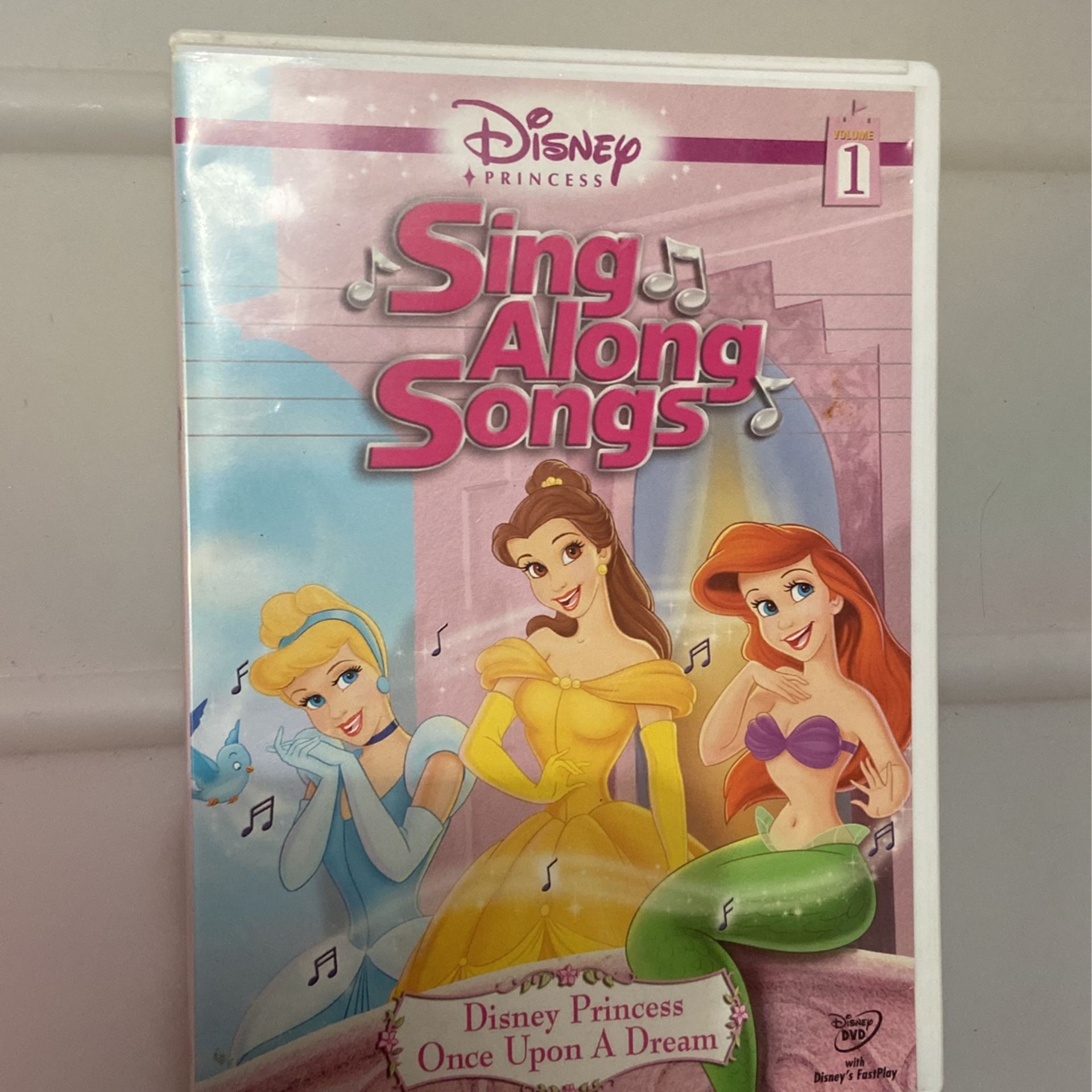 Disney Princess Sing Along Songs DVD Volume 1