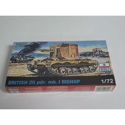 ESCI ERTL ~ British 25 pdr. mk.I Bishop ~ 1/72 Scale Model Kit #8044 ~ SEALED