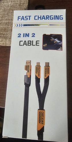 NEW IN BOX 2 In 2 Cable