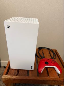 Xbox Series X 1TB Digital Edition Robot White + Red Controller - Excellent Condition - Local Pickup